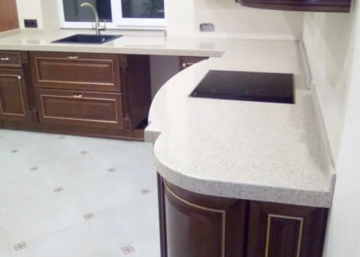 Изделие с интегрированным подоконником из искусственного камня Tristone F122 Grandex A411