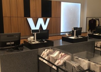 Ресепшен с столешницей из искусственного камня на заказ: фотографии и видео с монтажа