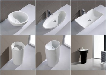 Столешница с раковиной из искусственного камня