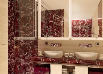 Столешница розовый мрамор