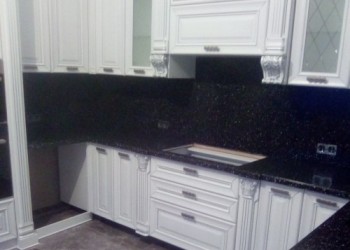 Столешница с стеновой панелью из искусственного камня LG Himacs W004 Star Queen