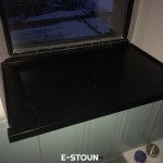 Установка подоконников из искусственного камня Tristone A-105 Dark Cave Установка подоконников из искусственного камня Tristone A-105 Dark Cave