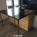 Установка столешницы из кварцевого агломерата Samsung Radianz Mauna Loa Black MB990: фото и видео с монтажа Установка столешницы из кварцевого агломерата Samsung Radianz Mauna Loa Black MB990: фото и видео с монтажа