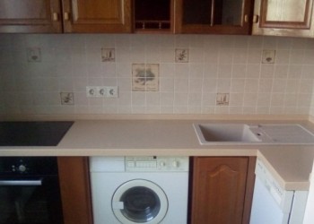 Небольшая столешница на кухню из искусственного камня Tristone S 107 Peach Tree