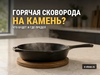 Можно ли ставить горячее на акрил и кварц