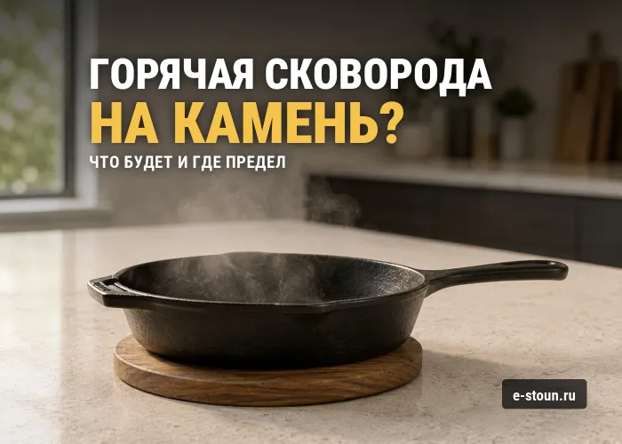 Можно ли ставить горячее на акрил и кварц