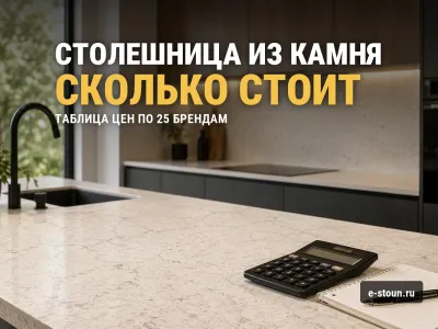Сколько стоит столешница из искусственного камня