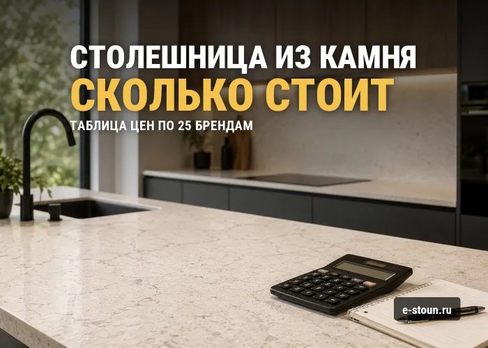 Сколько стоит столешница из искусственного камня