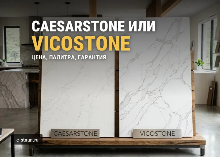 Caesarstone или Vicostone — что выбрать