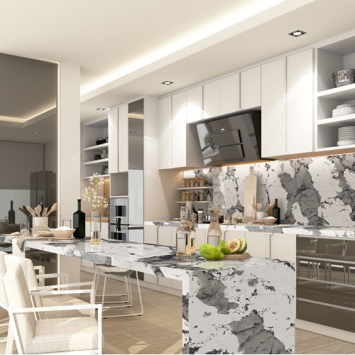 Кварцевый агломерат IDS Stone Calacatta 0825