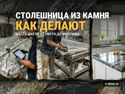Как делают столешницу из искусственного камня