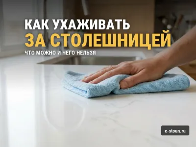 Как ухаживать за столешницей из искусственного камня