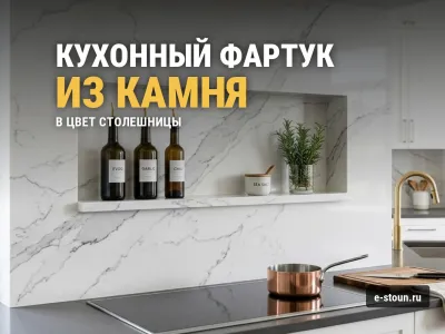 Кухонный фартук из искусственного камня