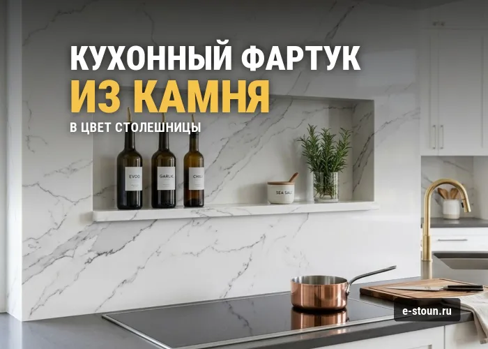 Кухонный фартук из искусственного камня