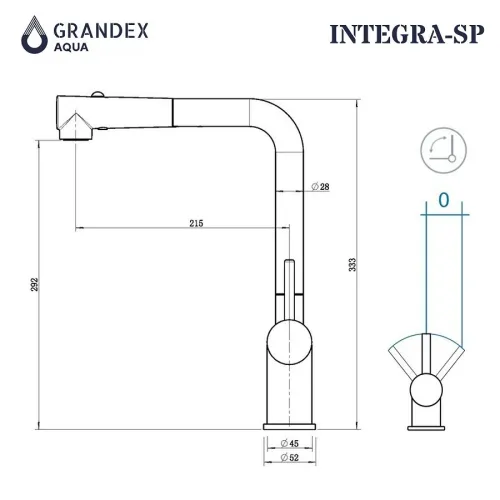 Смеситель Grandex Aqua Integra-SP — фото 4