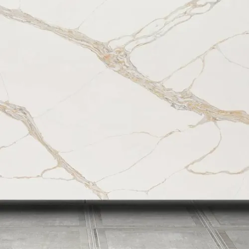 Noblle Quartz Q703 Calacatta Borghini (Калакатта Борджини) — фото 1