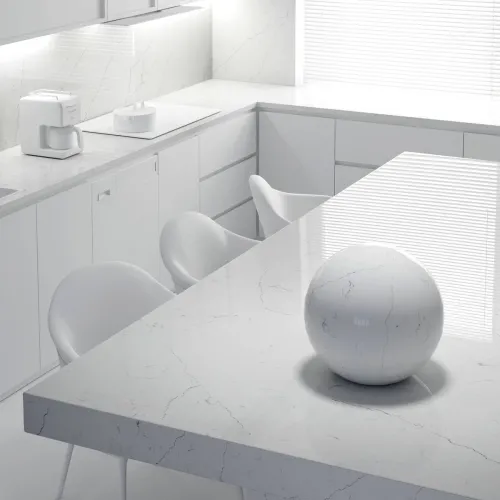 Noblle Quartz Q717 Bianco Giogia (Белая Джойя) — фото 3