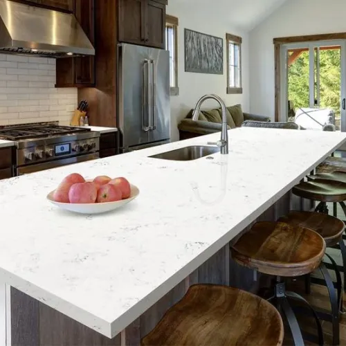 Noblle Quartz Q718 Carrara Moon (Лунная Каррара) — фото 2