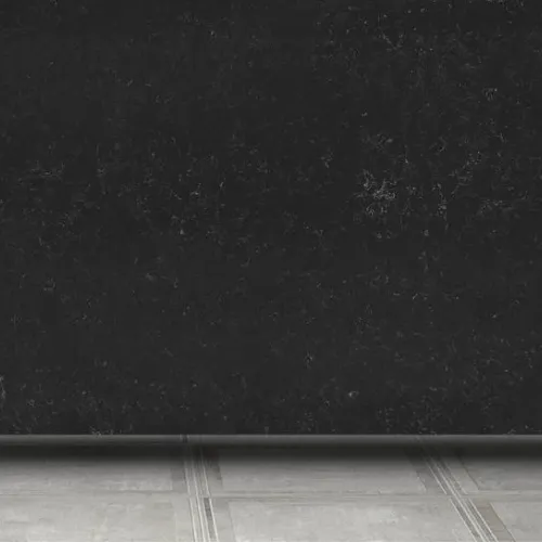 Noblle Quartz Q719 Carrara Black (Чёрная Каррара) — фото 1