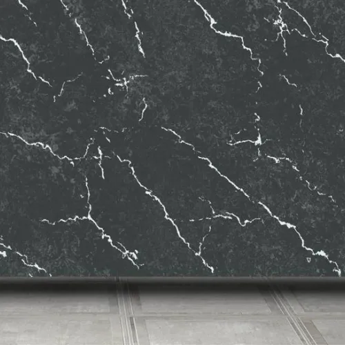 Noblle Quartz Q801 Beton Marquina (Марквина Бетон) — фото 1