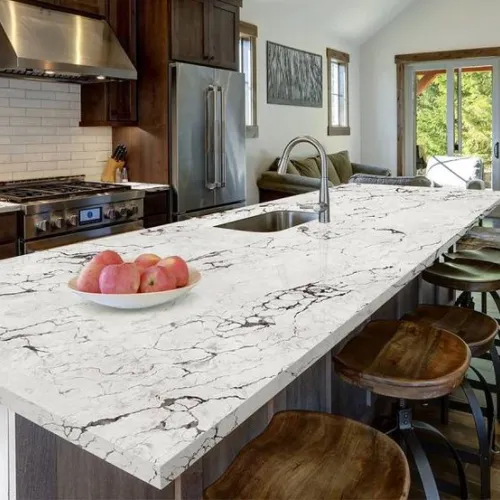 Noblle Quartz Q923 Arabescato Corchia (Арабескато Корхия) — фото 2