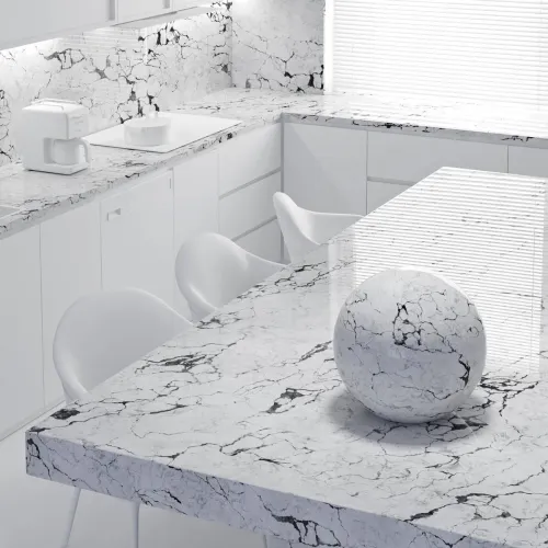 Noblle Quartz Q923 Arabescato Corchia (Арабескато Корхия) — фото 3