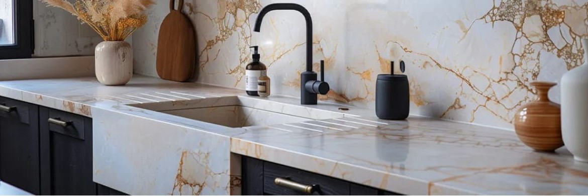 столешница из кварцевого агломерата