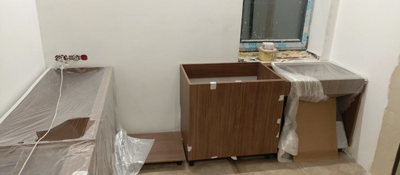 Замер кухни под столешницу из кварца Avant 5700 Калакатта Амели — Коммунарка