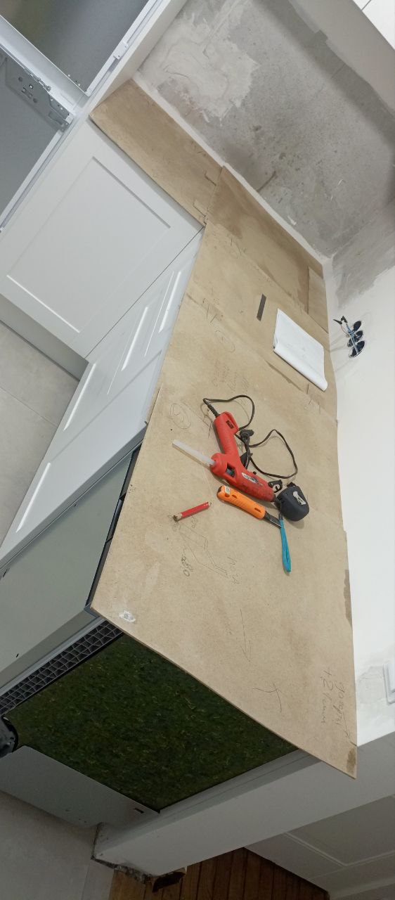 Замер кухни для столешницы Avant 8100 Мулен — Ленинградский проспект