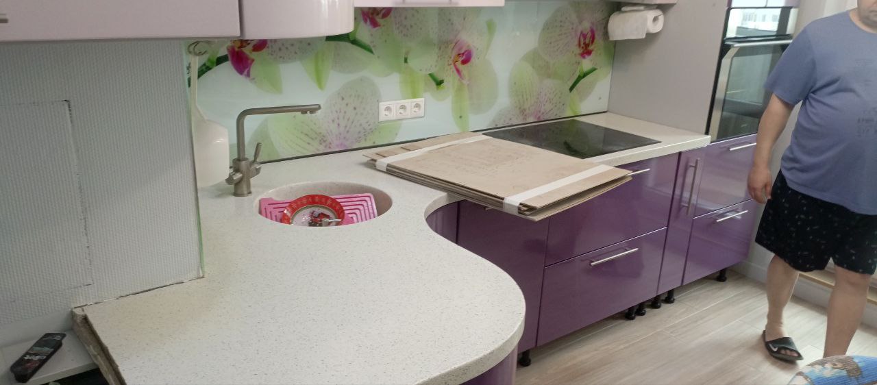 Замер кухни для столешницы Grandex A423 — Балашиха, мкр. Салтыковка